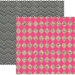 Лист скрапбумаги My Mind's Eye Quatrefoil, 30х30 см, двусторонняя