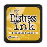 Штемпельная подушка Ranger - Distress Mini Ink Pad - Fossilized Amber