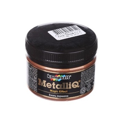 Эмаль акриловая METALLIQ Kompozit бронза, 100 г