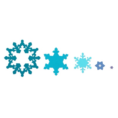 Лезвия от Sizzix - Framelits Die Set  - Snowflakes, 3 шт