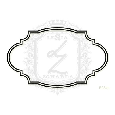 Акриловый штамп Lesia Zgharda R034a Рамка