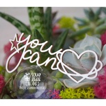 Чипборд ScrapBox - Надпись You can Hi-416