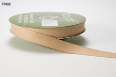 Лента TWILL - CHAMPAGNE, цвет бежевый, ширина 16 мм, длина 90 см