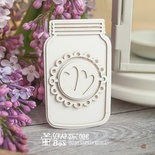 3d чипборд ScrapBox - Баночка Dm-004