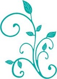 Лезвие от Cheery Lynn Designs - Fanciful Flourish Left - B292