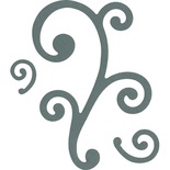 Лезвие Lifestyle Crafts - QuicKutz - Flourish (swirls)