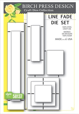 Ножи от Memory Box - Line Fade Die Set, BPD-58137