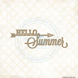 Чипборд Blue Fern Studios - Hello Summer