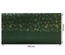 Отрез кожзама с тиснением  золотой фольгой Golden Dill Dark green, 50см х 25см, ТМ Фабрика Декора