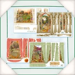 Заготовки для Flower Soft - Вид из окна - Осень, 8 шт.