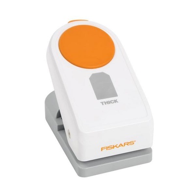 Фигурный дырокол для плотных материалов Fiskars Punch Thick Tag 2" - Тэг, размер  5.1 см