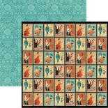 Лист скрапбумаги Graphic 45 Classy, 30х30 см, двусторонняя