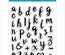 Набор штампов от Altenew - Calligraphy Alpha Stamp Set