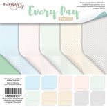 Набор двусторонней бумаги от Scrapmir  - Every Day (Pastel), 30х30см, 10 листов
