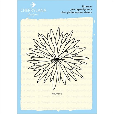Штампы от Cherrylana - Хризантема, 5,5х5,5 см