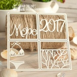 Чипборд ScrapBox - Карточка Project Life набор из 4-х шт. PL-047