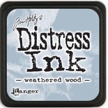 Штемпельная подушка Ranger - Distress Mini Ink Pad - Weathered Wood