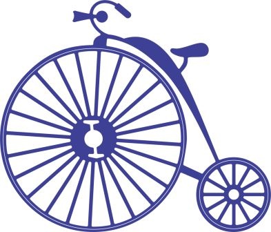 Лезвие Vintage Bicycle от Cheery Lynn Designs
