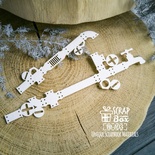 Чипборд ScrapBox - Бордюр трубы (2шт) Ht-103