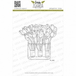 Акриловый штамп Lesia Zgharda Букети тюльпанів FL242