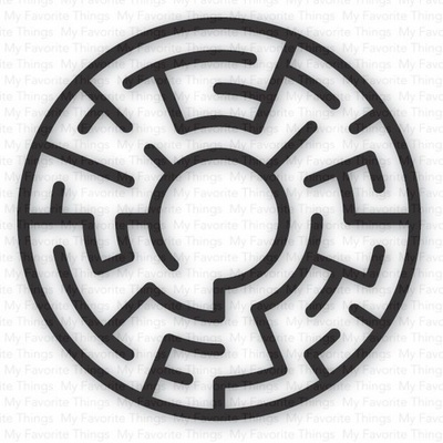 Заготовка для лабиринта My Favorite Things - Maze Shapes - Black, цвет черный