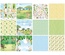 Набор скрапбумаги Safari for kids 20x20 см 10 листов, ТМ Фабрика Декора.