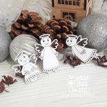 Чипборд ScrapBox - Три ангелочка Hh-223