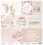 Лист односторонней бумаги от Scrapmir - Card из коллекции So Loved, 30x30 см