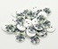 Деревянная пуговица Multicolor Flower B17608, диаметр 15 мм, 1 шт.