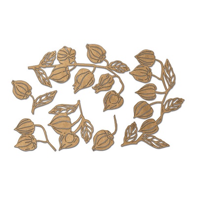 Набор чипбордов Autumn botanical diary 10х15 см 741, цвет крафт, ТМ Фабрика Декора