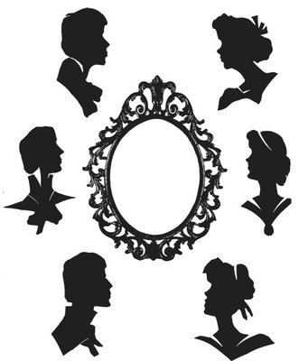 Набор резиновых штампов Stampers Anonymous - Stampers Anonymous - Tim Holtz - Artful Silhouettes Stamp Set, 7 шт