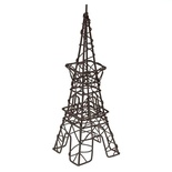 Металлическая мини Ейфелева башня, коричневая, 6х11х19,5см