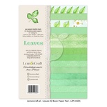 Набор скрапбумаги LemonCraft -  Leaves 02, basic, 21.1х29.7 см, двусторонняя