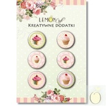 Фишки LemonCraft - Cupcakes 1, на клеевой основе