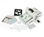 Машинка для вырубки и тиснения Sizzix Big Shot Machine White & Gray, бело-серая (с платформой и пластинами, набором кардстока и отрезом ткани MLH), стартовый набор 