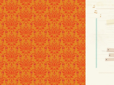 Лист двусторонней скрапбумаги от Kaisercraft - Hopscotch Collection - Wonderous, 30,5х30,5 см