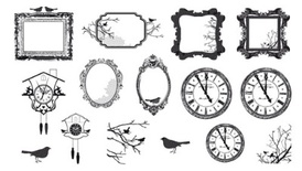 Набор высечек от KaiserCraft - 13th Hours, 15шт.