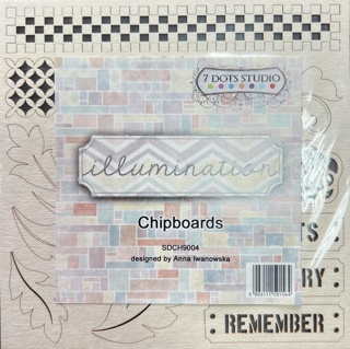Чіпборд від 7 Dots Studio - Illumination - Chipboards