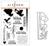 Набор ножей и штампов от Altenew - Rain or Shine - Stamp & Die Bundle