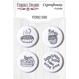 Набор скрапфишек Фабрика Декору из 4 шт. FDSC 030