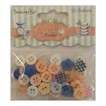 Набор пуговиц от Dovecraft - Cupcake Boutique, 50 шт.