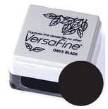 Пигментные быстросохнущие чернила Tsukineko - VersaFine 1in Cube Pads Onyx Black