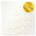 Лист кальки (веллум) с фольгированием Golden Stars, ТМ Фабрика Декора
