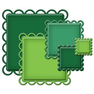 Лезвия от Spellbinders - Lacey Squares