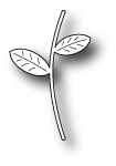 Нож для вырубки от Poppystamps - Curvy Stem