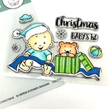 Набор штампов Gerda Steiner - Baby Boy Christmas 3x4 Clear Stamp Set