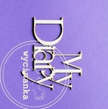 Чипборд от Wycinanka - Надпись "My Diary", 5x6см