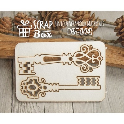 Чипборд ScrapBox - Набор Ключи