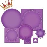 Лезвия Spellbinders - Gold Circles One, 7 шт.