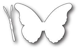 Нож для вырубки от Memory Box -  DIES- Asti Butterfly Wings